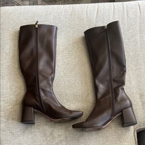 ALOHAS Dark Brown Heeled Boots